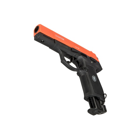 Lancer Defense Scorpion .50 Cal CO2 Powered Less Lethal Defense Pistol *Full Set* (Color: Orange / Black)