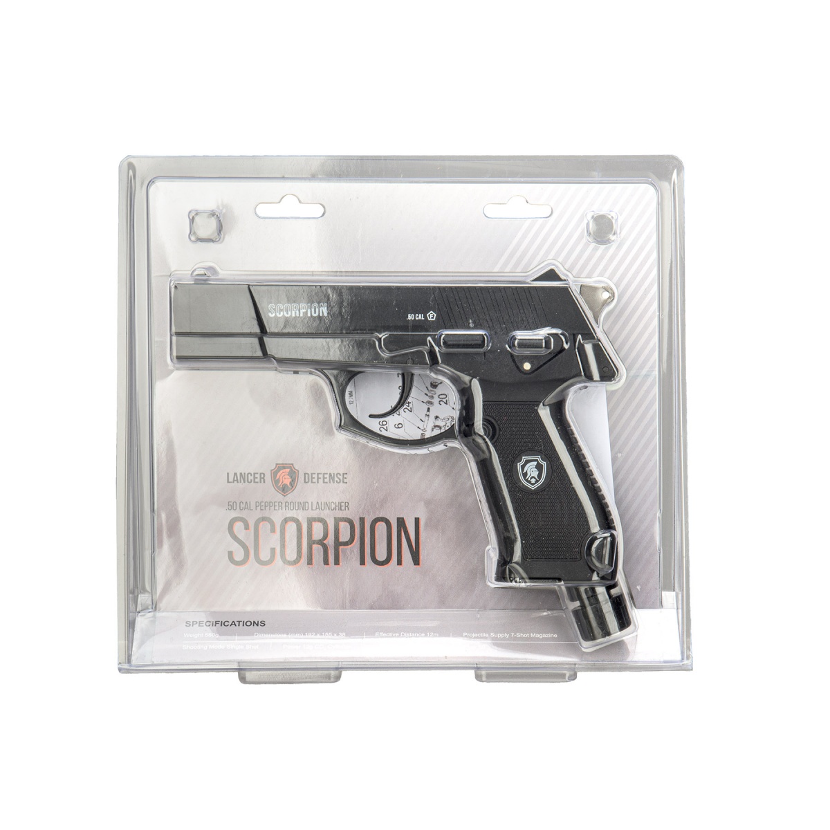 Lancer Defense Scorpion .50 Cal CO2 Powered Less Lethal Defense Pistol