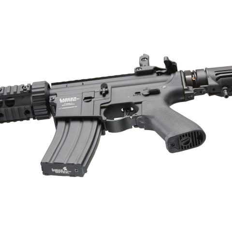 Lancer Tactical Full Metal Legion HPA SD Carbine Airsoft Rifle w/ External Tank (Color: Black)  