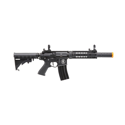 Lancer Tactical Full Metal Legion HPA SD Carbine Airsoft Rifle w/ External Tank (Color: Black)  