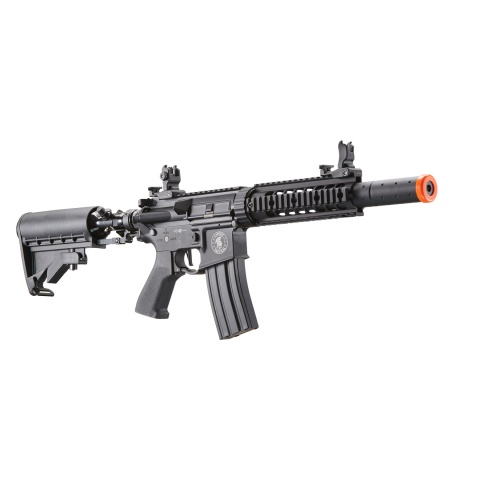 Lancer Tactical Full Metal Legion HPA SD Carbine Airsoft Rifle w/ Stock Mounted Tank (Color: Black) 