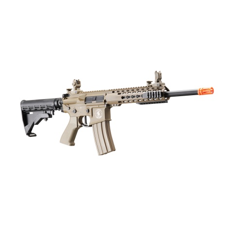 Lancer Tactical Full Metal Legion HPA KeyMod M4 Carbine Airsoft Rifle w/ External Tank (Color: Tan)