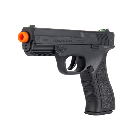 Lancer Tactical Defender LTX-3 CO2 Half-Blowback Airsoft Pistol - BLACK