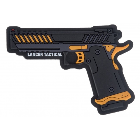 Lancer Tactical Knightshade Gold Barrel Hi-Capa Gas Blowback Airsoft Pistol (Color: Black & Gold)