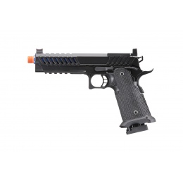Lancer Tactical Knightshade Hi-Capa Gas Blowback Airsoft Pistol w/ Red Dot Mount (Color: Blue)
