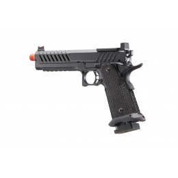 Lancer Tactical Knightshade Hi-Capa Gas Blowback Airsoft Pistol w/ Red Dot Mount (Color: Blue)