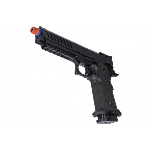 Lancer Tactical Knightshade Hi-Capa Gas Blowback Airsoft Pistol (Color: Black & Blue)
