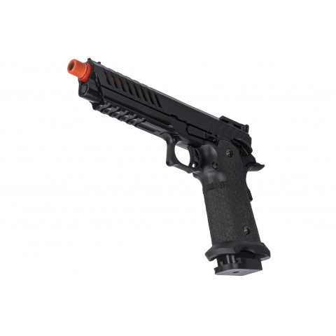 Lancer Tactical Knightshade Hi-Capa Gas Blowback Airsoft Pistol (Color: Black & Red)