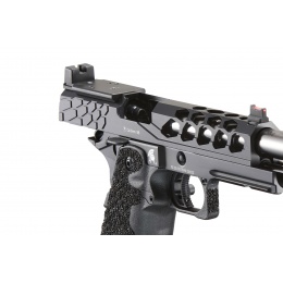 Lancer Tactical Stryk Hi-Capa 5.1 Gas Blowback Airsoft Pistol w/ Red Dot Mount (Color: Black)
