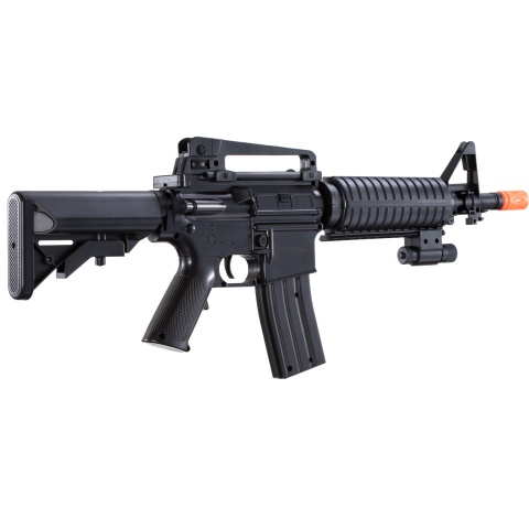 UK Arms M-16C Spring Operated Rifle with Laser Sight and M4 Carbine Handguard (Color: Black)