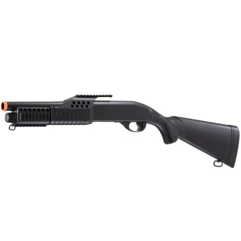 AGM Short Barrel Shell-Fed Pump Action Spring Shotgun (Color: Black)
