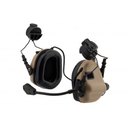 Earmor M32H MOD3 Tactical Communication Hearing Protector for Fast Helmet (Color: Tan)