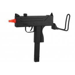 Double Eagle Airsoft M42F Spring Uzi Pistol w/ Foldable Stock - BLACK