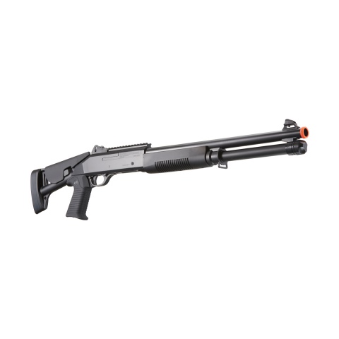 DE M3 Pump Action Multi Shot Airsoft Shotgun w/ Retractable Stock