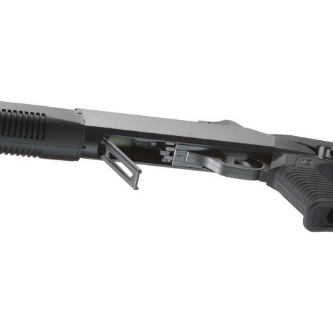 DE M3 Pump Action Multi Shot Airsoft Shotgun w/ Retractable Stock