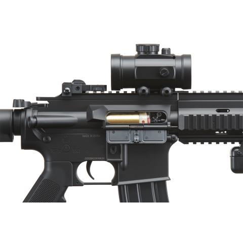 Double Eagle M804A2 LPEG Airsoft Gun w/ Red Dot Sight - BLACK
