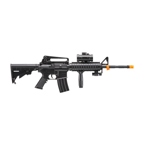 DE M4 RIS TacSpec Electric AEG Rifle w/ Flashlight and Red Dot Scope