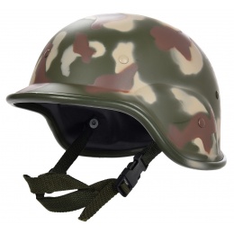 UK Arms PASGT Airsoft Helmet w/ Adjustable Chin Strap - CAMO