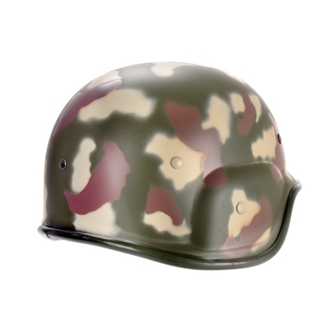 UK Arms PASGT Airsoft Helmet w/ Adjustable Chin Strap - CAMO
