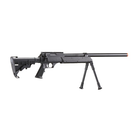 Well Fire Airsoft SR2 Bolt Action Rifle w/ Bipod (Color: Black)