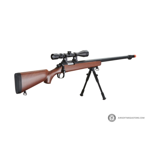 UK Arms Airsoft VSR-10 Bolt Action Sniper Rifle (Color: Wood)