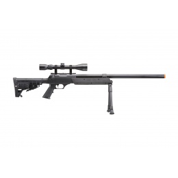 WellFire APS SR-2 Modular Airsoft Sniper Rifle - Scope & Bipod - BLACK