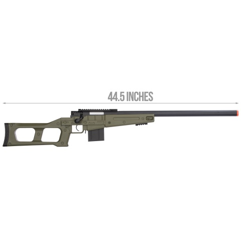 WellFire MB4408 MK96 Covert Airsoft Sniper Rifle - OD GREEN