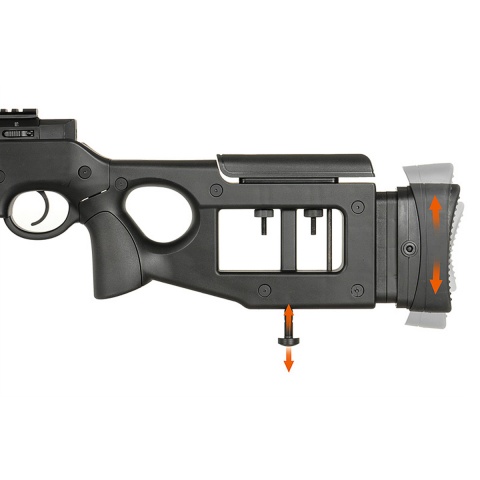 Well MB4420 Bolt Action Sniper RIfle (Black)