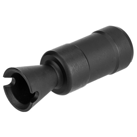 WellFire AK74U Airsoft Flash Hider [22mm CCW] - BLACK