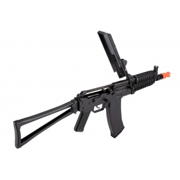 WellFire AK74U Gas Blowback GBB Airsoft Rifle - BLACK