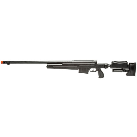 WellFire MBG86B Bolt Action Gas Powered Airsoft Sniper Rifle (Color: Black)