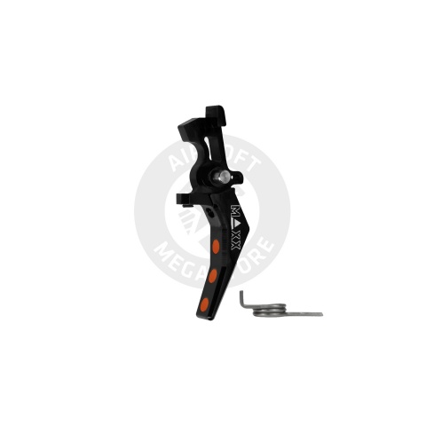 Maxx Model CNC Aluminum Advanced Speed Trigger for M4 / M16 Series Airsoft AEGs (Style B)(Black)