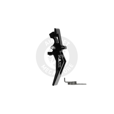 Maxx Model CNC Aluminum Advanced Speed Trigger for M4 / M16 Series Airsoft AEGs (Style B)(Black)