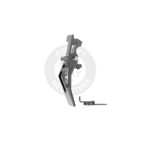 Maxx Model CNC Aluminum Advanced Speed Trigger for M4 / M16 Series Airsoft AEGs (Style B)(Titan)