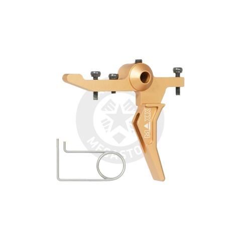 Maxx Model CNC Aluminum Advanced Speed Trigger for Wolverine MTW (Style B)(Gold)