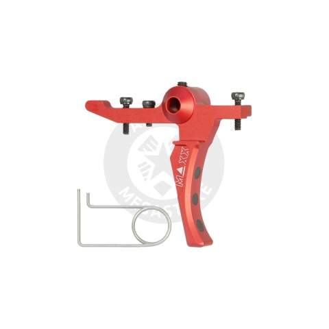Maxx Model CNC Aluminum Advanced Speed Trigger for Wolverine MTW (Style D)(Red)