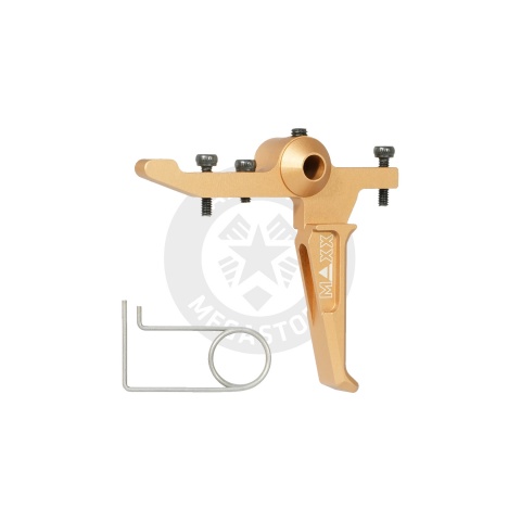 Maxx Model CNC Aluminum Advanced Speed Trigger for Wolverine MTW (Style E)(Gold)
