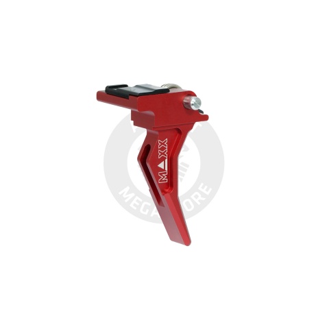 Maxx Model CNC Aluminum Advanced Speed Trigger for Scorpion EVO (Style B)(Red)