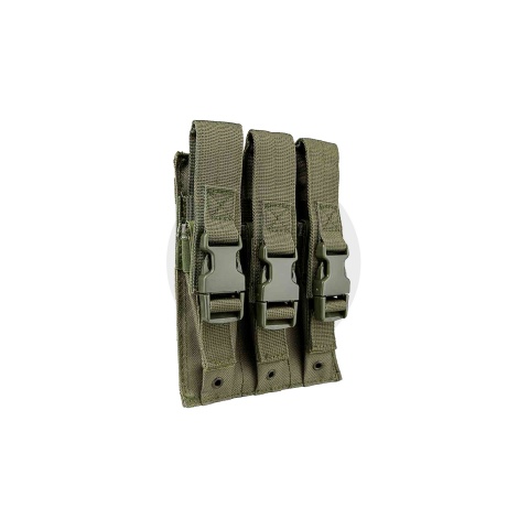 NcStar Hicap Pistol Triple Magazine Pouch - Green