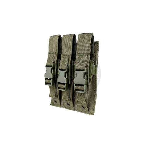 NcStar Hicap Pistol Triple Magazine Pouch - Green