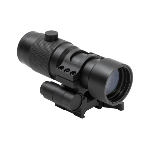 NcStar Airsoft 3x Magnifier Scope with Flip to Side QR Mount (Color: Black)