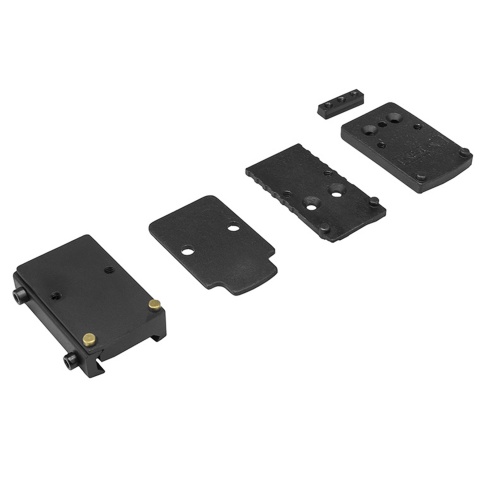 NcStar Mod 2 Flip-Up Red Dot Sight for Glock Series Airsoft Gas Blowback Pistols (Color: Black)