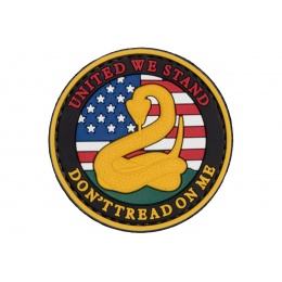 United We Stand. Don't Tread On Me PVC Patch
