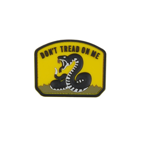 G-Force Don't Tread on Me PVC Morale Patch - Yellow