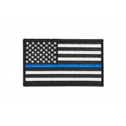Forward Large Embroidery US Flag Patch w/ Blue Line