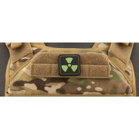 Glow in the Dark Atomic PVC Patch (Front Glow)