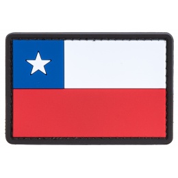 Chile Flag PVC Patch (Color: Red / Blue / White)