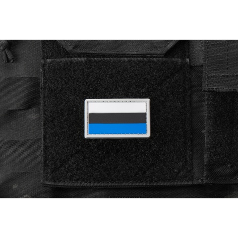 Small Estonia Flag PVC Morale Patch