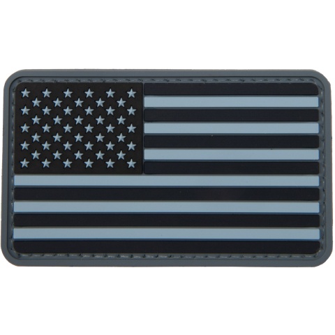 US Flag Forward PVC Patch (Color: Navy)
