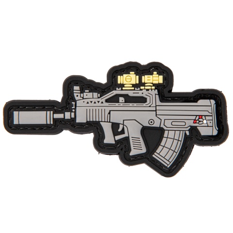 PVC Morale Patch Type 97 (Color: Grey)